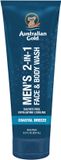 New Sunshine LLC Australian Gold Men's 2 in 1 Face & Body Wash - 250ml