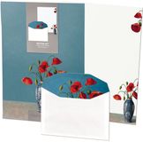 Bekking & Blitz Briefpapier met enveloppen: Klaprozen, Ingrid Smuling