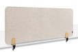 Legamaster ELEMENTS akoestisch bureauscherm 60x160cm beige klemmen