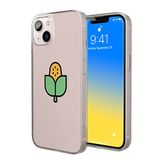 Bonateks, Digitaal bedrukte hoes, compatibel met iPhone 14, telefoonhoes, beschermhoes, schokbestendig, siliconen, flexibel, transparant