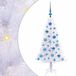 vidaXL Kunstkerstboom met 150 LED Wit 120 cm PVC en Staal