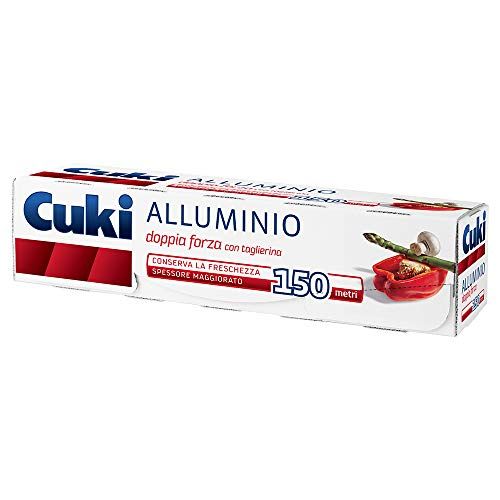 Cuki Aluminium 150 meter, met cutter, dubbele dikte.