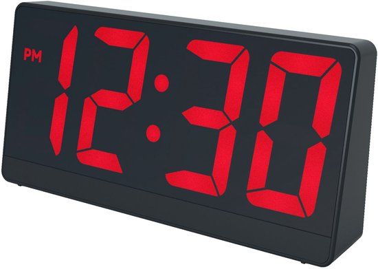 Caliber Digitale Wekker - Zwart - Met Snooze Functie - HCG006