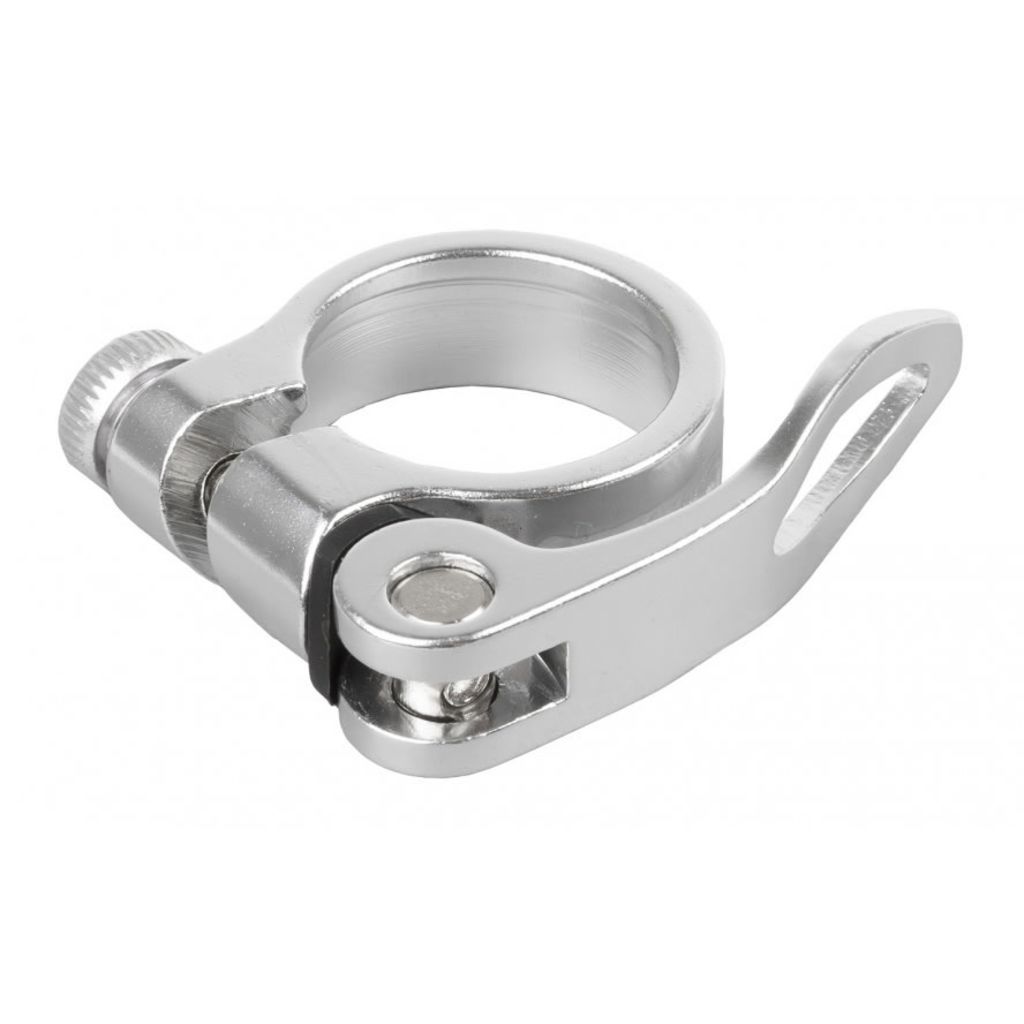 VWP Zadelklempen Met Snelspanner 34,9 Mm Aluminium Zilver