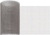 vidaXL - Gaas scherm - 20 x 500 cm - 3 mesh - Roestvrij staal - Zilverkleurig