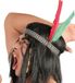 Fiestas Guirca Hoofdband Indiaan Polyester/veren Rood/geel One-size