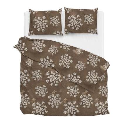 Zo!Home Home Basset Dekbedovertrek 200 x 200/220 cm - Taupe