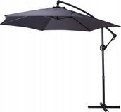 Koopman Zweefparasol 300cm Ciemnoszary