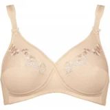 Triumph Elastische beha van katoen met kruis, teint