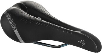 SELLE ITALIA SELLE ITALIA LADY E-BIKE GEL FLOW / Black/Blue / Dames / S2/BLACK/BLUE / 2021