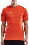 Craft Squad Jersey Solid Heren Oranje - Wit