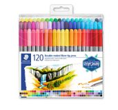 STAEDTLER Design Journey - Kleurstift dubbele punt - 120 stuks - Multi kleuren
