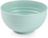 Plasticforte Kommetjes/schaaltjes - dessert/ontbijt - kunststof - D13 cm - mintgroen