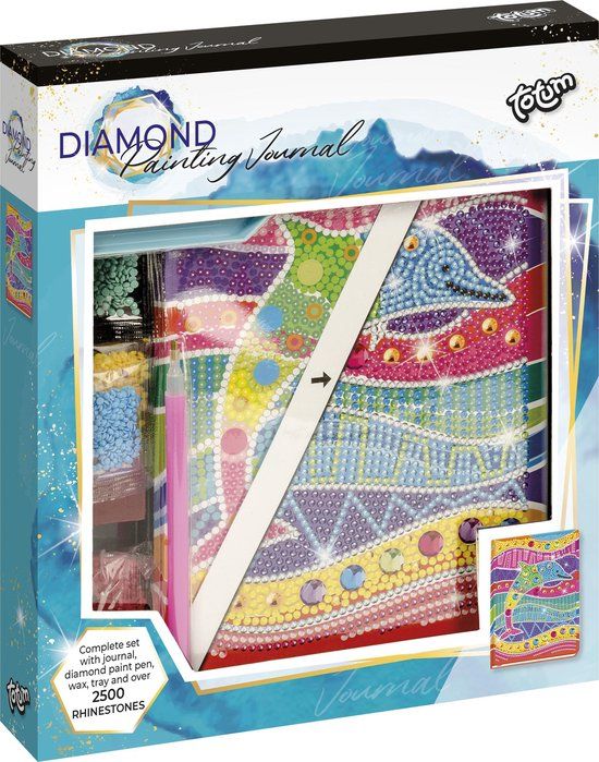Totum Diamond Paint Notebook Dolphin Large