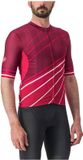 Castelli Speed Strada Jersey - Hommes - Taille M - Rouge - Manches Courtes