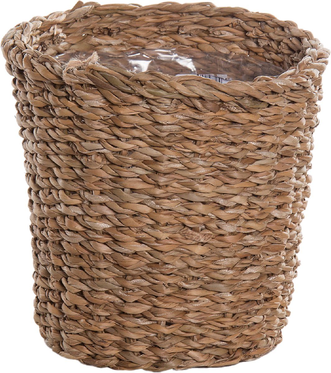 What-Women-Want Luxe plantmand Amber Grof - bloempot voor binnen - pot van 15cm - plantenpot met Ø13 - sierpot voor kamerplant - naturel