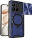 Techsuit Hoesje geschikt voor HONOR 400 Smart - CamGuard Pro Back Cover - Blauw