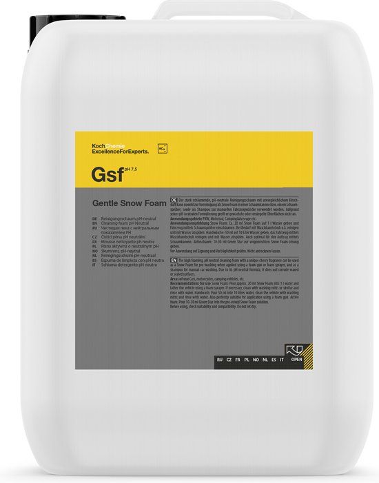 Koch Chemie GSF Gentle Snow Foam - pH neutraal - 5000 ml