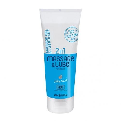 Hot Massagegel & Glijmiddel 2in1 - Silky Touch - Transparant