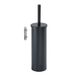 Gedy Flip Toiletborstelhouder, zwart, mat