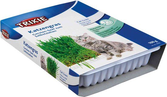 Trixie Kattengras Bak - 100 GR - Kattengras kweek set