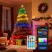 Aigostar 103U0 - Guirlande LED - 20M - 200LED RGB - Dimmable - Avec télécommande et application - Éclairage de Noël - Noir
