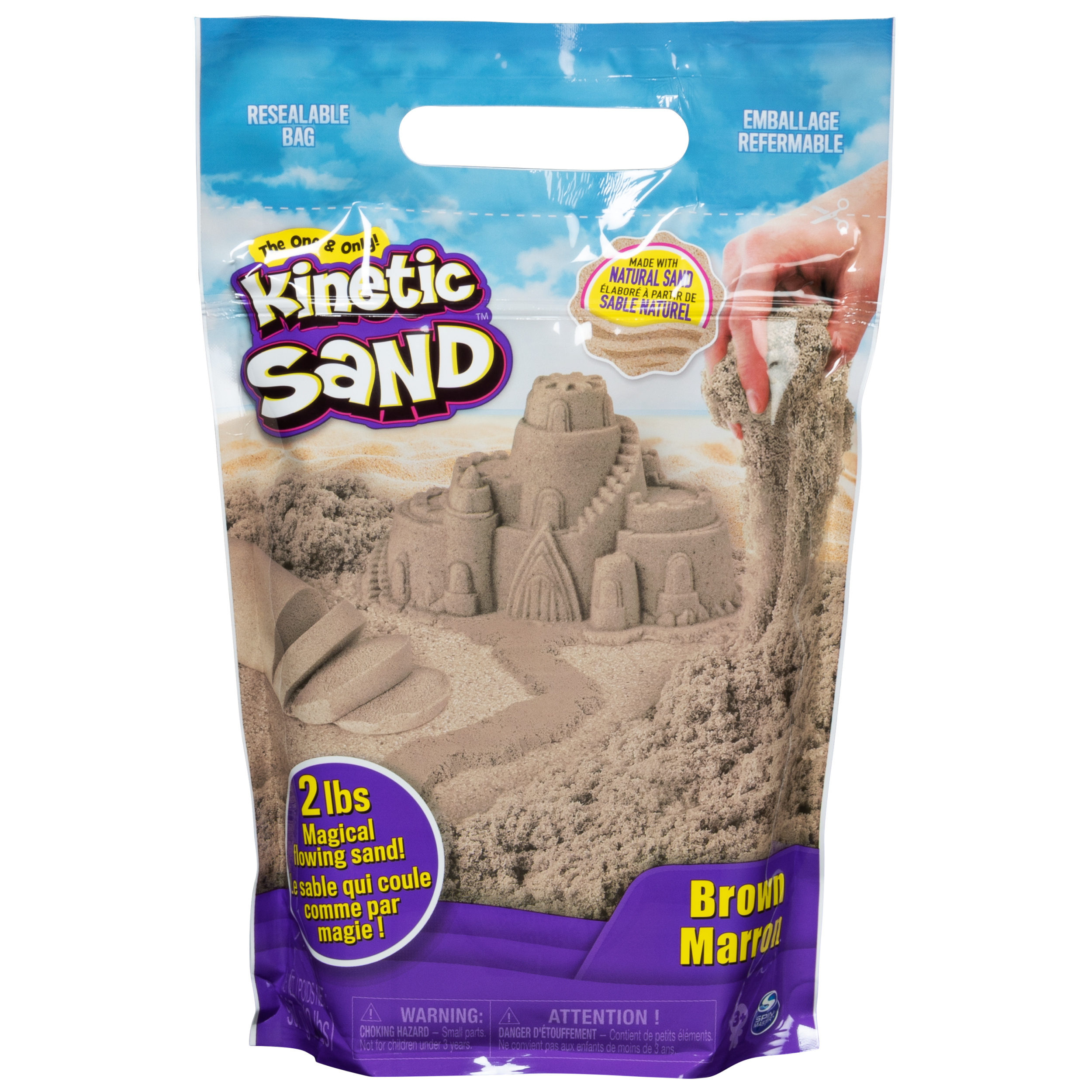 Spin Master Kinetic Sand Bruin - 907 gram (in zak)