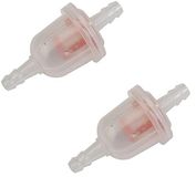 2 x brandstoffilter, benzinefilter, 5 mm, 6 mm, gazonmaaier, motorfiets, filter