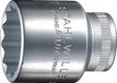 Stahlwille Clé à douille 1/2" 19mm, 12 pans, Cort