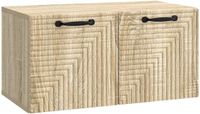 vidaXL Wandmontage TV-kast Sonoma Eiken 59,5 x 31 x 30 cm Bewerkt hout