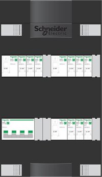 Groepenkast - 3-fase - 9 Groepen (3+3+3) - 3 Aardlek (ALS) - Advanced/Resi9 - Schneider Electric - ADV3B309A