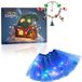 Jojoy - Kerst Adventskalender Armbandenset - LED Glanzende Rok - 22 Bedels - 2 Armbanden - Prinses Rok - Blauw - ADVENTPRINCESS