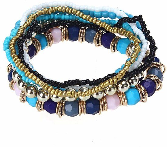 Fako Bijoux Armband Beachbumb Blauw