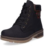 Rieker dames veterboot zwart
