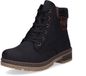 Rieker dames veterboot zwart