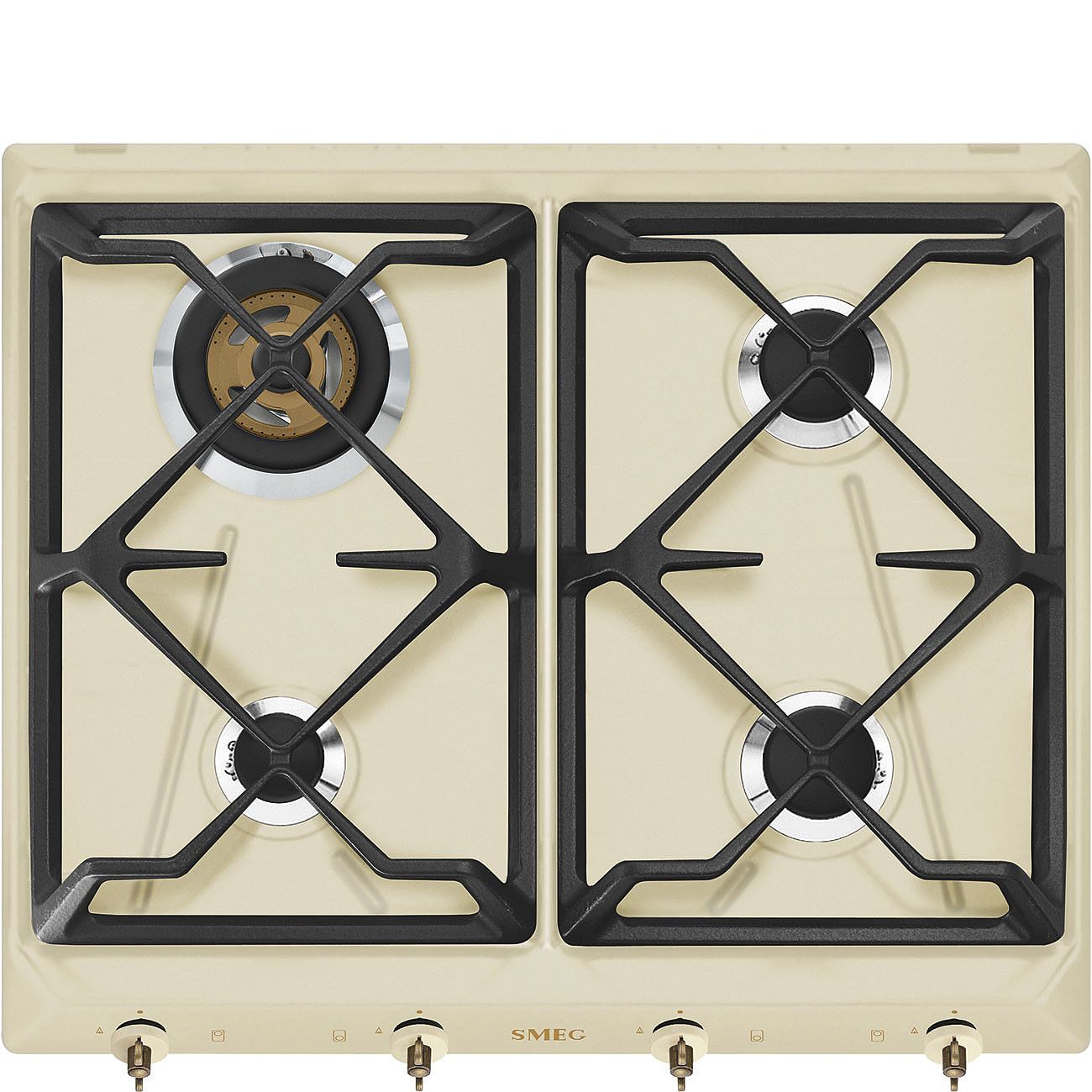Smeg Coloniale SRV864POGH - 60 cm Gas Cooktop - Cream