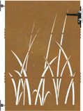 vidaXL Poort 85x150 cm grasontwerp cortenstaal