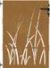 vidaXL Poort 85x150 cm grasontwerp cortenstaal
