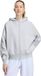 Adidas Sportswear Soft Lux Ritshoodie - Dames - Grijs