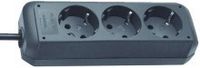 Brennenstuhl Eco-Line Stekkerdoos - 3-voudig - Zwart - 1,5m snoer