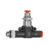 Riegler 3/2-wegventiel, pneumatisch »lineonline«, NC, slang - schroefdraad, G 3/8, voor slang-Ø 8 mm, werkdruk max. 10 bar.