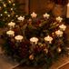 Othmar Decorations Porte-bougies chauffe-plat - 12x - argent - 5 cm - métal - pour arrangement de Noël