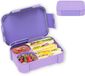 Ibenzoa® Boîte à pain anti-fuite pour enfants avec compartiments pour l'école et les voyages, 900 ml, compatible micro-ondes et lave-vaisselle