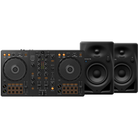 Pioneer DJ DDJ-FLX4 + DM-40D-BT Zwart - DJ Set