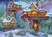 Alipson Puzzle Winter Treehouse Puzzel 500 pièces