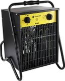 TOOLCRAFT TO-8578338 Bouwkachel 9000 W Zwart/geel