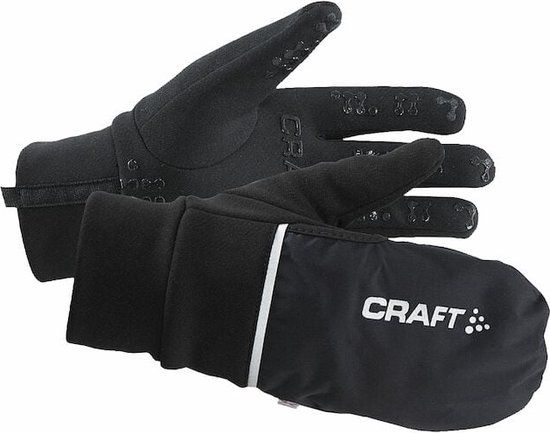 Craft Hybrid Weather Fietshandschoenen - Unisex - Maat M - Zwart - Winddicht