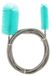 Brosse de vidange à double extrémité - Brosse de tuyau flexible - Brosse de nettoyage - Poils en nylon - Convient aux tuyaux en forme de U - Acier inoxydable