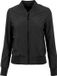 Build your Brand Veste bomber en nylon pour femme BY044 - Noir - XS