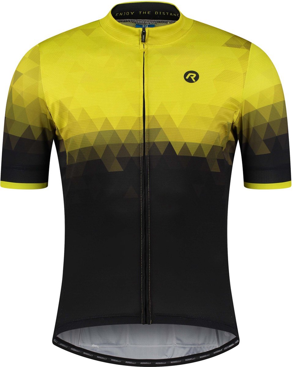 Rogelli Sphere Fietsshirt Heren Zwart/Fluor - Maat L